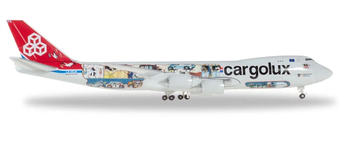 529716 Boeing 747-8F "Cargolux 45th Anniversary (L)", Herpa Wings
