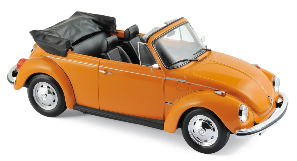 188521 VW Kever 1303 Cabriolet 1973, oranje, Norev