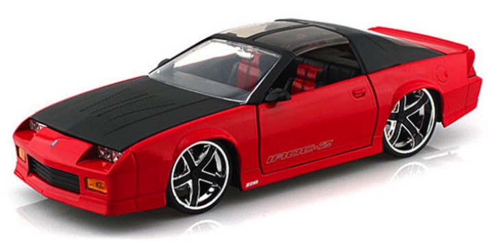 96763 1985 Chevy Camaro, rood/zwart, Jada Toys