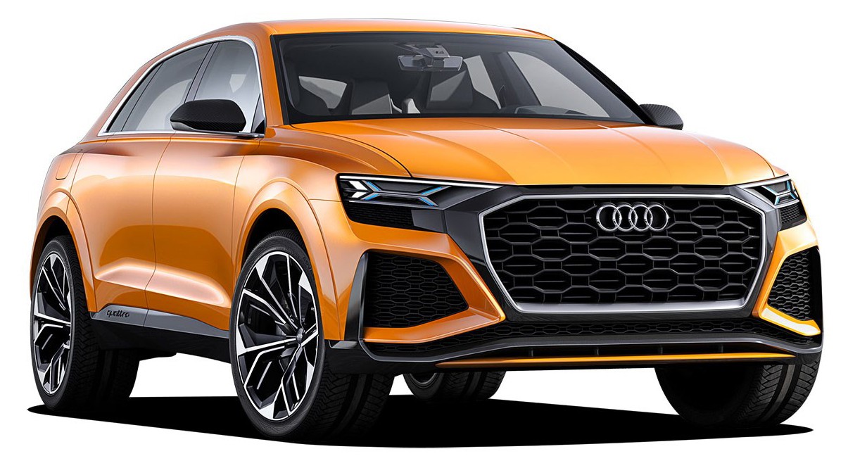 501.17.086.31 Audi Q8 2017, Dragon Orange, Norev