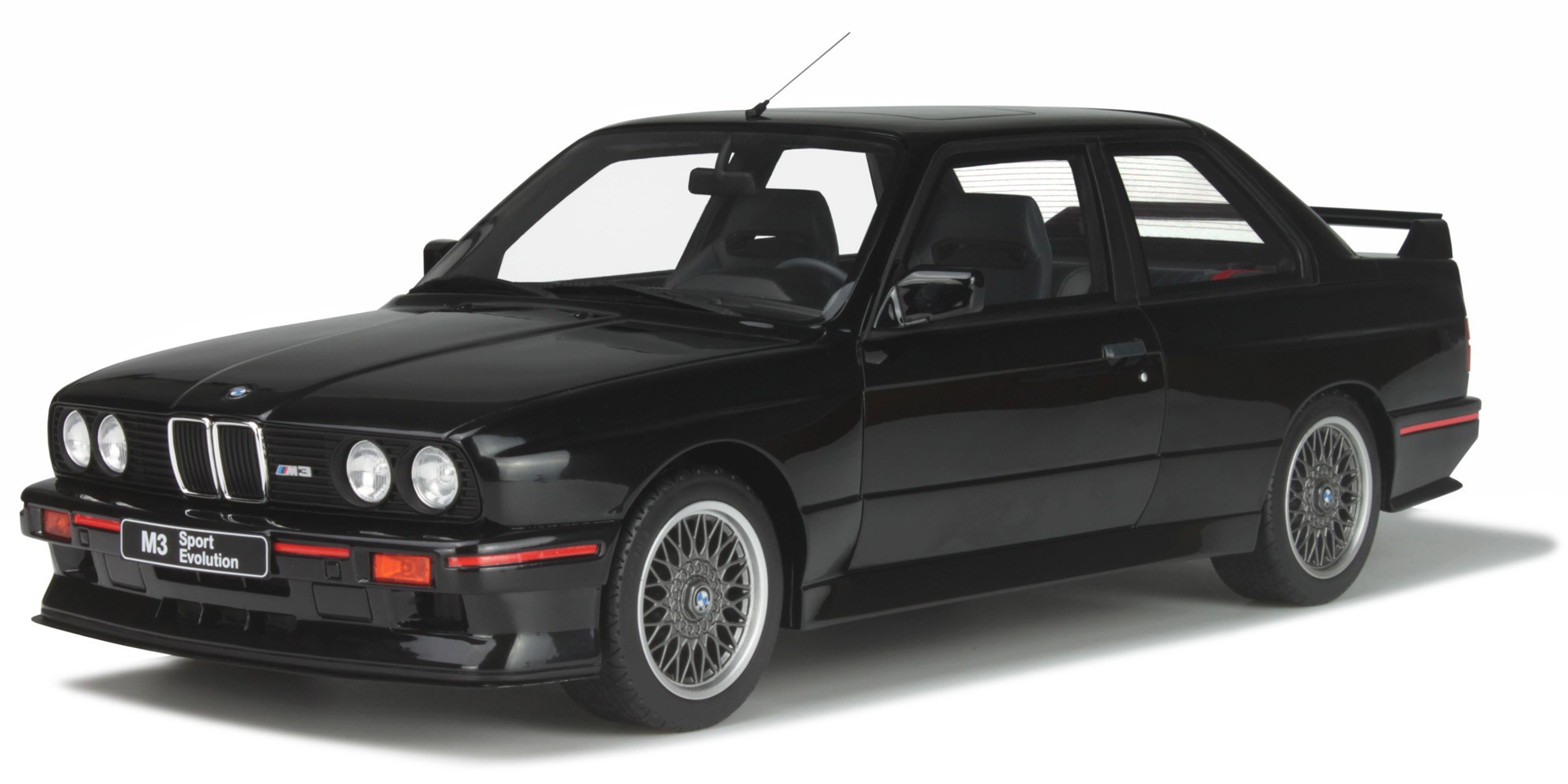 S1801501 BMW M3 Sport Evo 1990, zwart, Solido