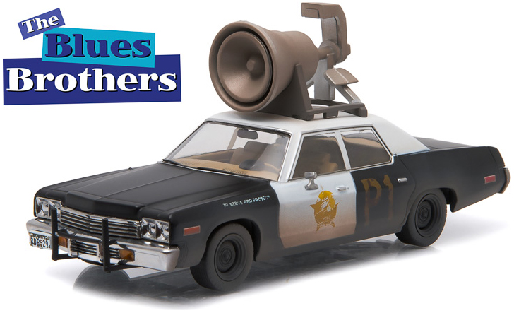 86423 Dodge Monaco 1974 "Bluesmobile, The Blues Brothers", Greenlight
