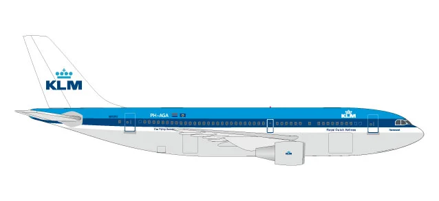 531573 Airbus A310-200 "KLM (NL)", Herpa Wings