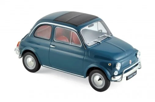 187770 Fiat 500 L 1968, blauw, Norev