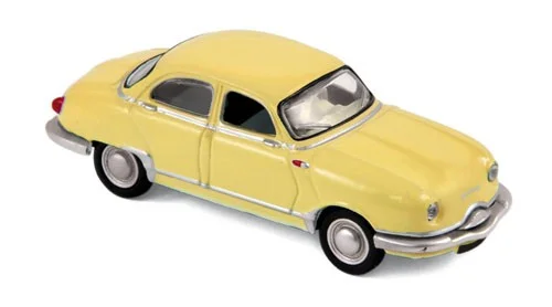 451896 Panhard Dyna Z12 1957, geel, Norev