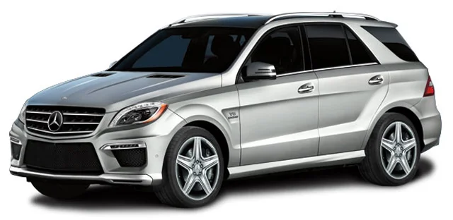 LS004B Mercedes-Benz ML63 AMG, zilver, LS Collectibles