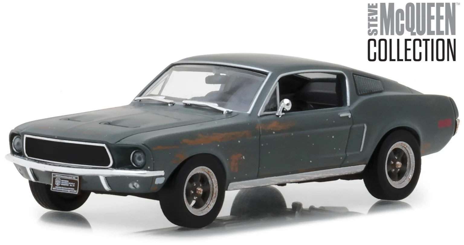 86437 Unrestored 1968 Ford Mustang GT Fastback "Steve McQueen", Greenlight