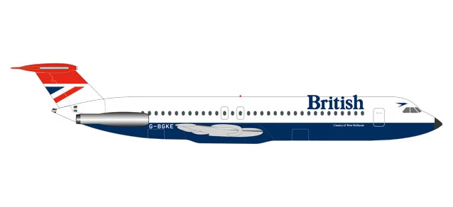 531733 BAC 1-11-500 "British Airways - Negus colors", Herpa Wings