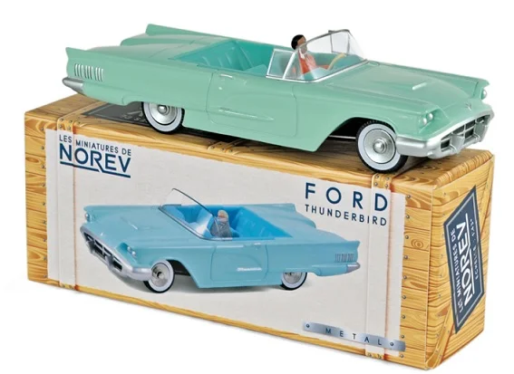CL2711 Ford Thunderbird 1960, Adriatic Green, Norev