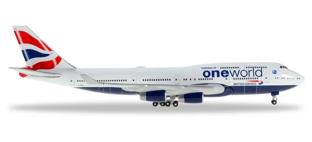 531924 Boeing 747-400 "British Airways One World", Herpa Wings