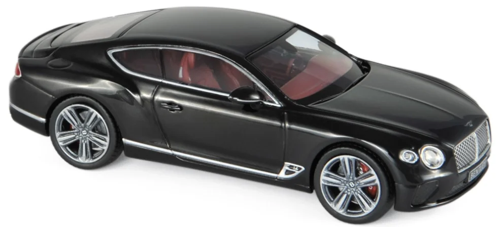 270320 Bentley Continental GT 2018, Beluga Black, Norev