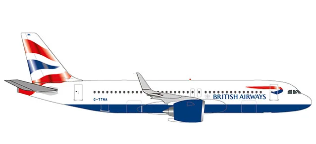 532808 Airbus A320neo "British Airways", Herpa Wings