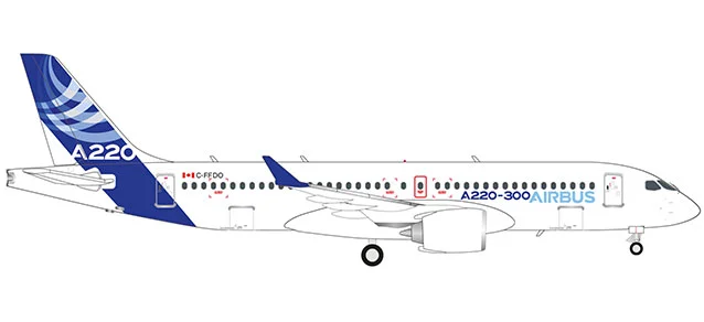 532822 Airbus A220-300 "Airbus colors", Herpa Wings