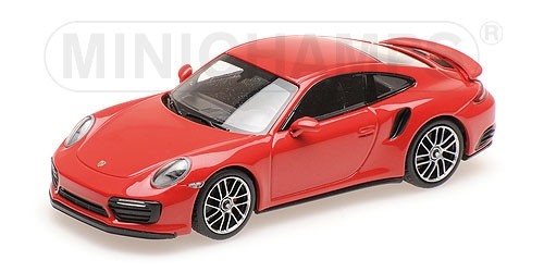 410067170 Porsche 911 Turbo S (991.2) 2017, rood, Minichamps