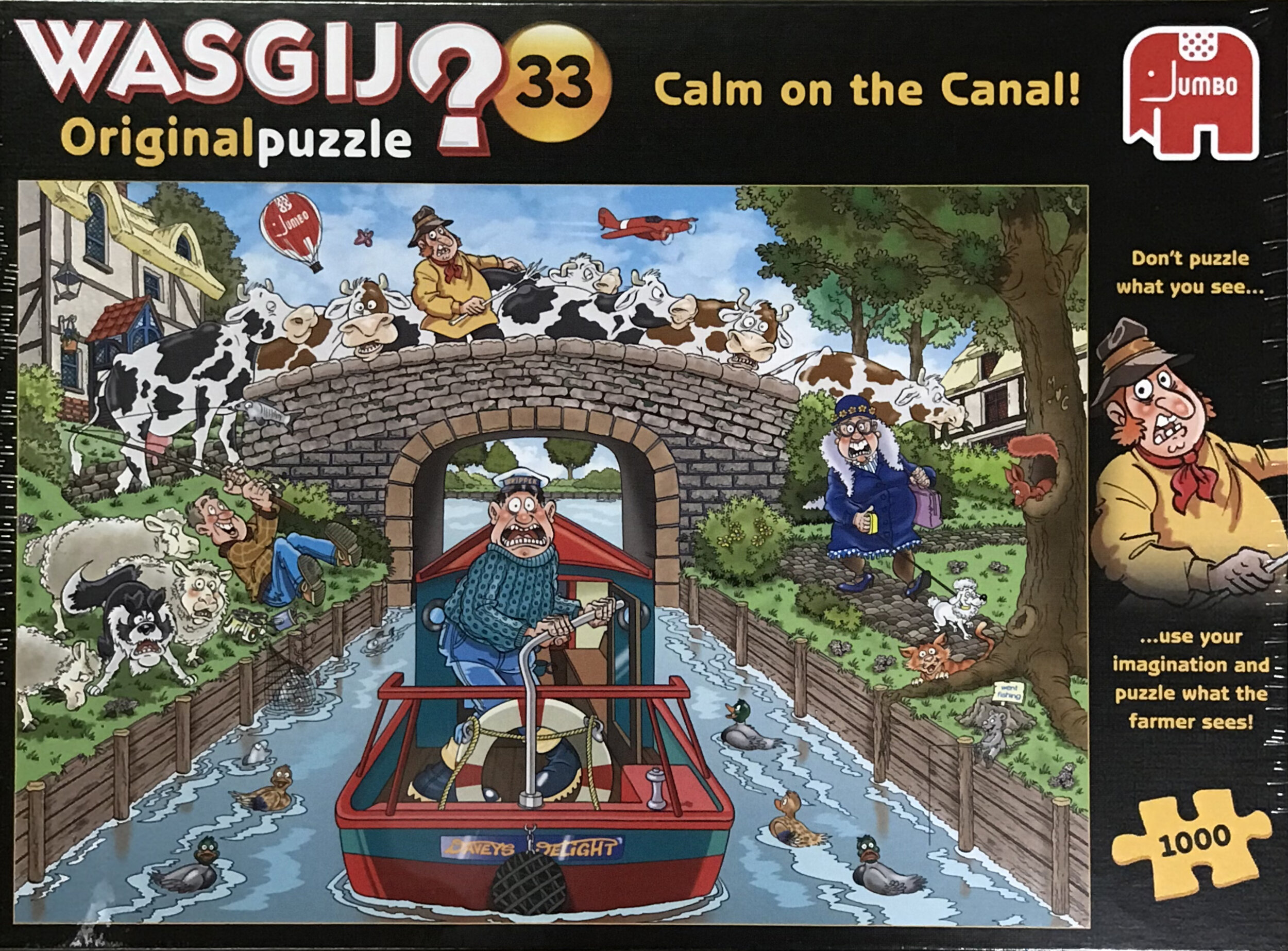 wasgij calm on the canal