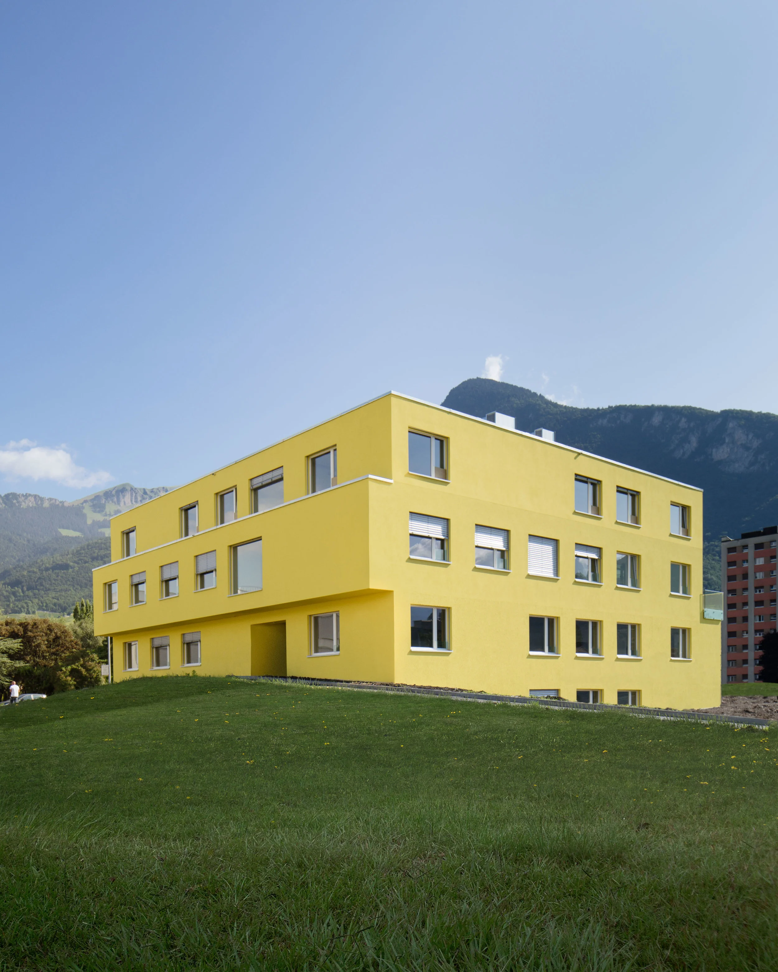 Public building, Aigle, for Corbaz-Oulevay Architectes, 2014.