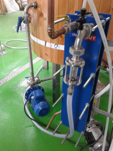 Post heat exchanger airation system