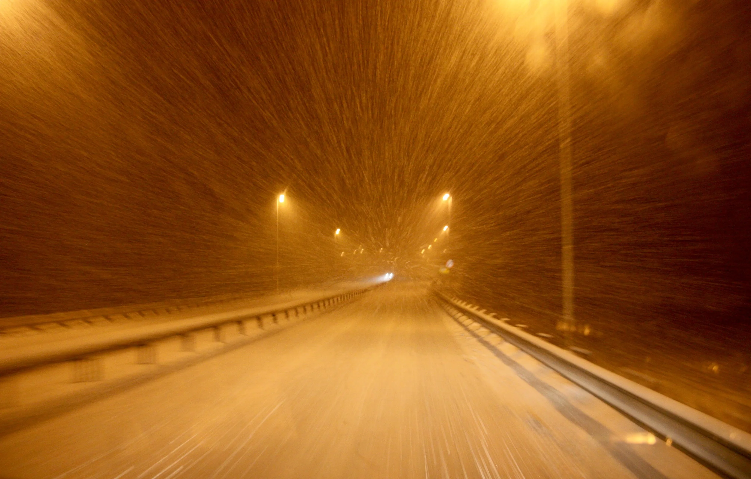Vel ute av Notodden lavet snøen ned..