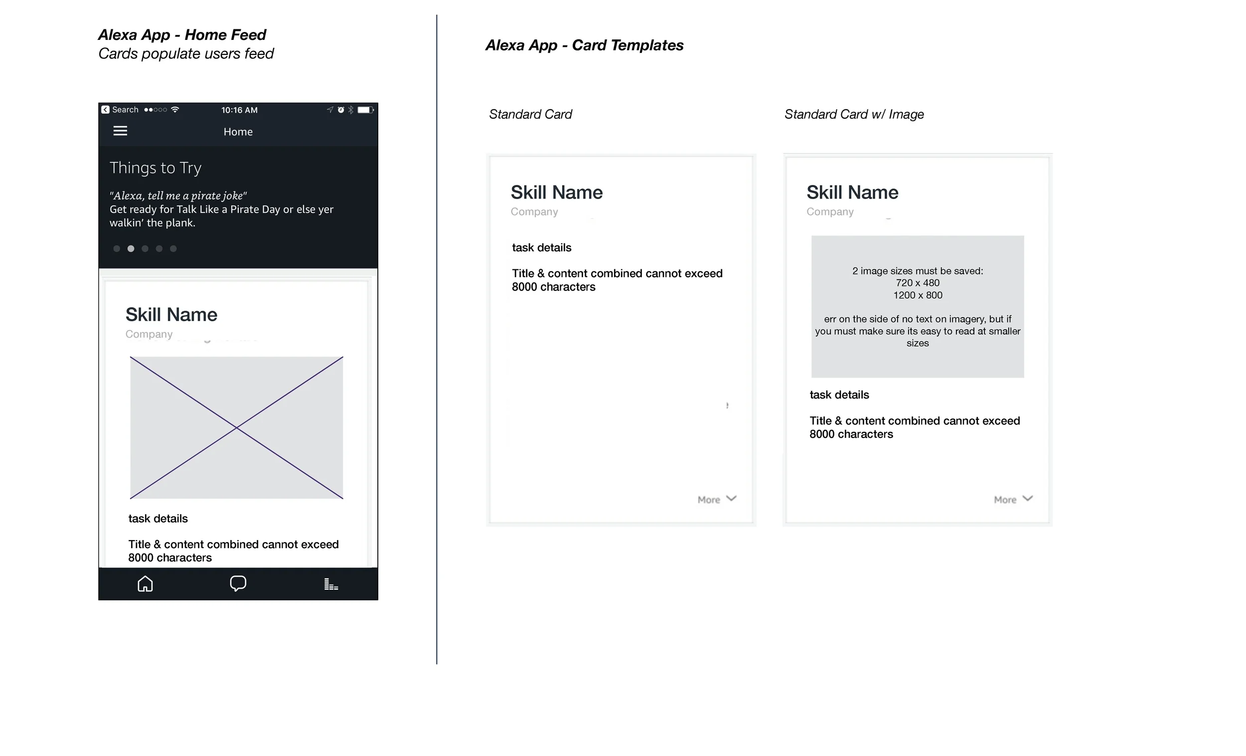 Alexa App Card Templates