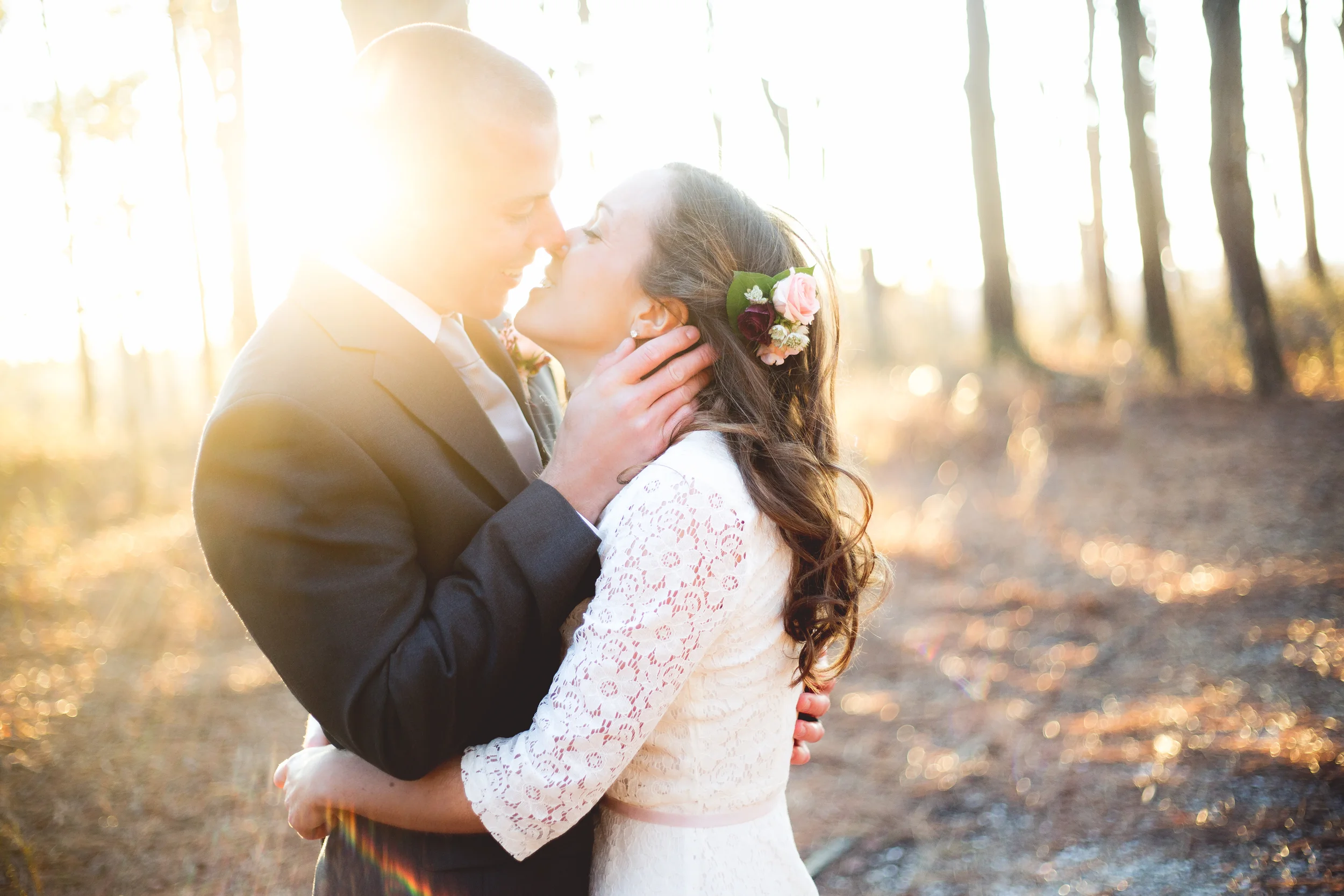  After seeing the beautiful photographs that Sarah had taken for one of my friend’s wedding, I knew that when I got married, I wanted her to be our photographer. With my husband’s work, our wedding date couldn’t be decided far in advance, but Sarah was so flexible in making sure that she would be our photographer. Once the big day arrived, she did an amazing job capturing all of the special moments. She is so talented in making you feel at ease, and giving you small directions that result in candid moments that truly capture the love and emotion you are feeling that day. In addition, her blog post about your wedding shows you how much she cares, and allows anyone who looks at it to feel how special the day was, and really makes them feel like they were there. You can really tell that Sarah loves what she does, and your photos will show that. Every single one shows a special detail, true smile, laugh, and loving look. I will cherish these beautiful photographs forever, and be able to look back at them and be instantly placed right back in that moment. Thanks again for everything, Sarah, and we can’t wait for you to capture many more special moments in our life!