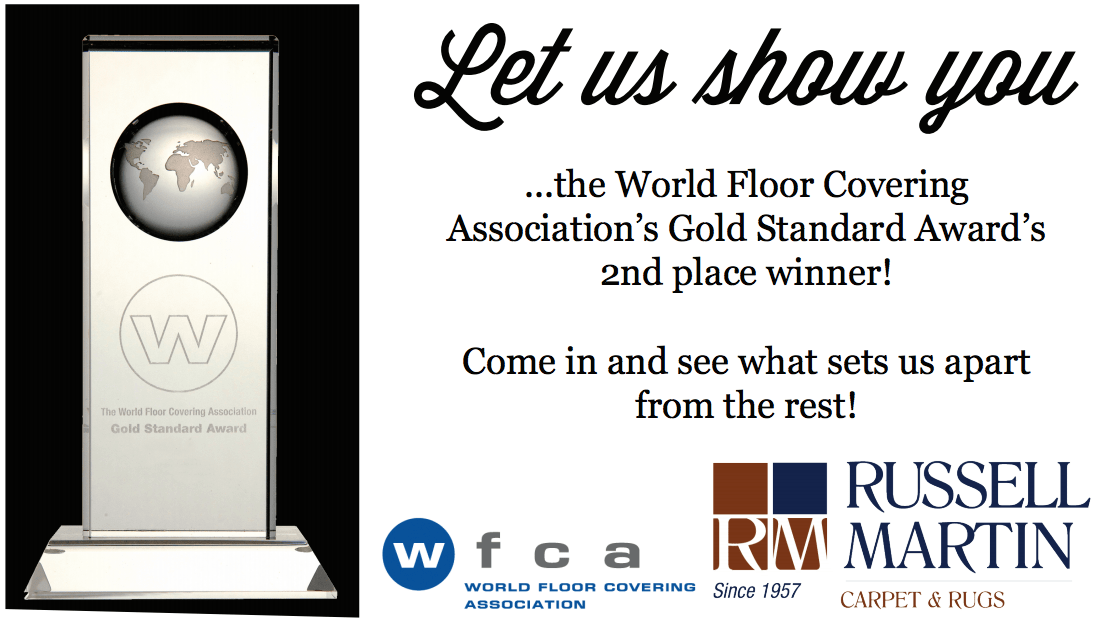 Russell Martin Carpet and Rugs Gold Standard Award.png