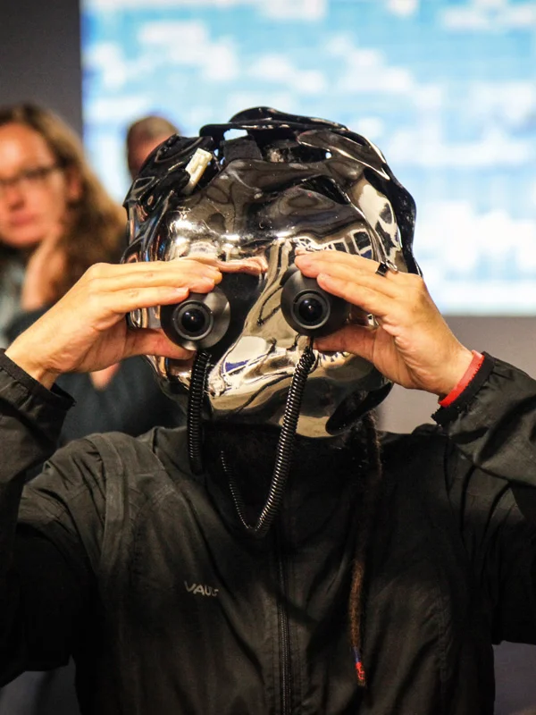 Tangible artworks on display