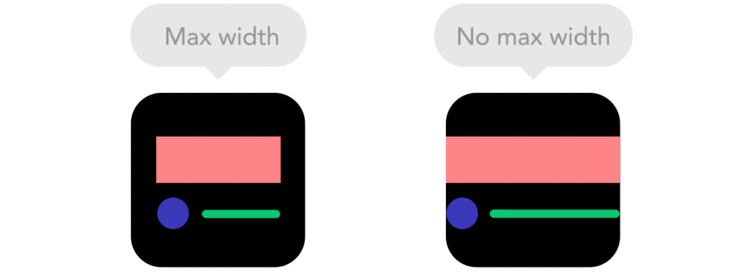 "Sometimes it's great that content takes up the whole width of a screen, like on a mobile device, but having the same content stretching to the whole width of your TV screen often makes less sense."