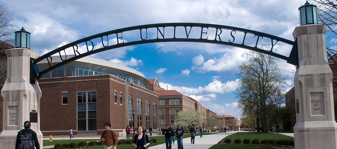 Campus de la Universidad Purdue en West Lafayette, Indiana.