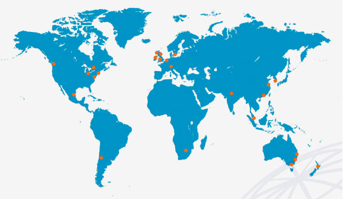Países miembros de Universitas 21.
