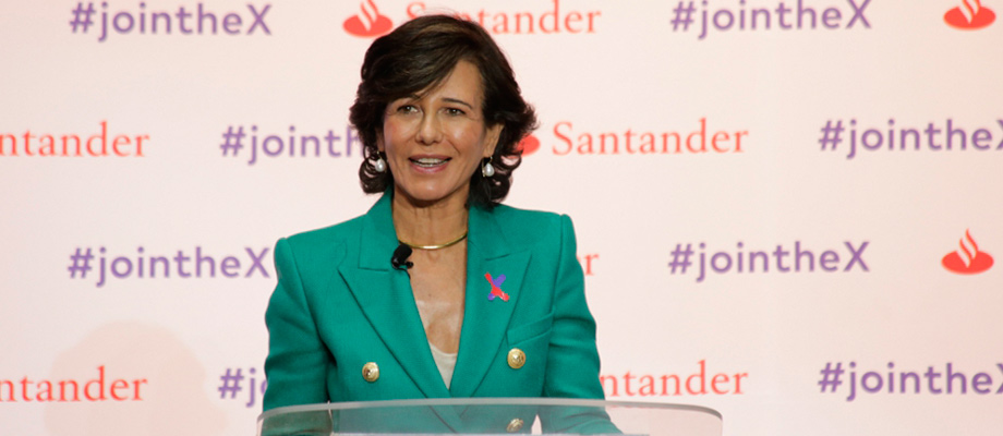 Ana Botín, presidenta de Banco Santander.