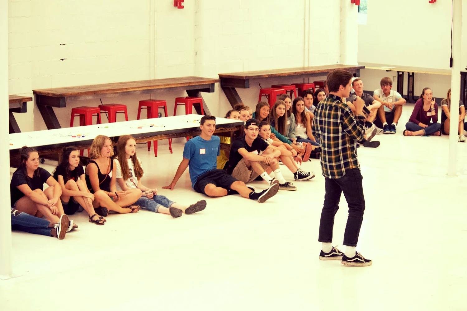 Estudiante de la escuela secundaria One Stone