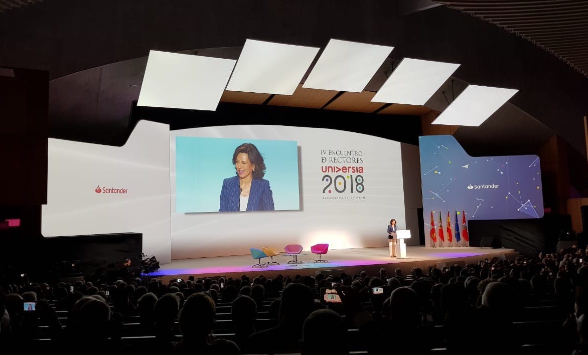 Encuentro de rectores Universia 2018