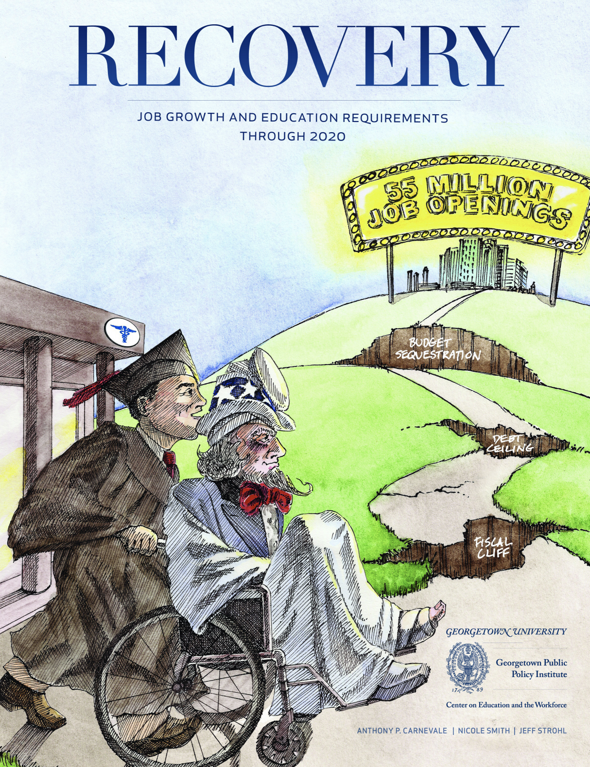Reporte:&nbsp;Recovery: Projections of Jobs and Education Requirements Through 2020.