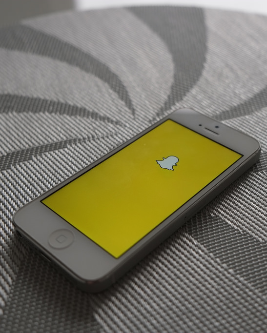 Iphone co imagen de snapchat