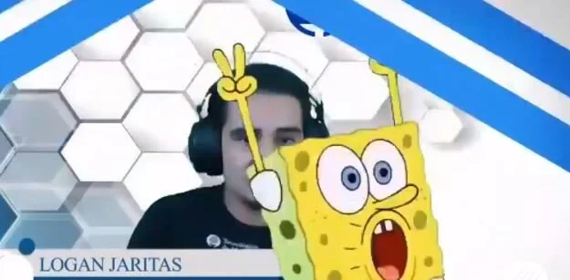 Escena con personaje Bob Esponja: Autor de Stinger desconocido.