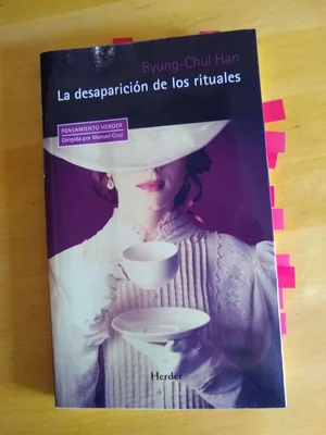 “La desaparición de los rituales” (Herder Editorial, 2020).