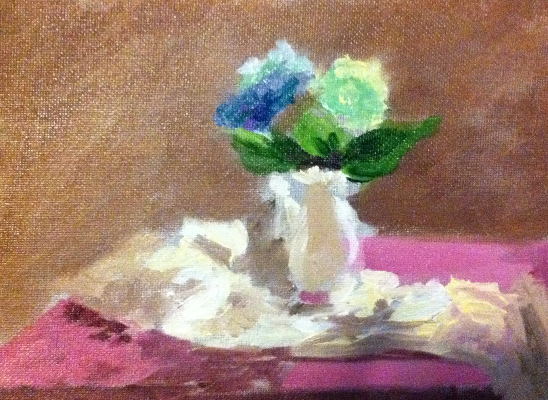 Abstract 5 minute oil painting