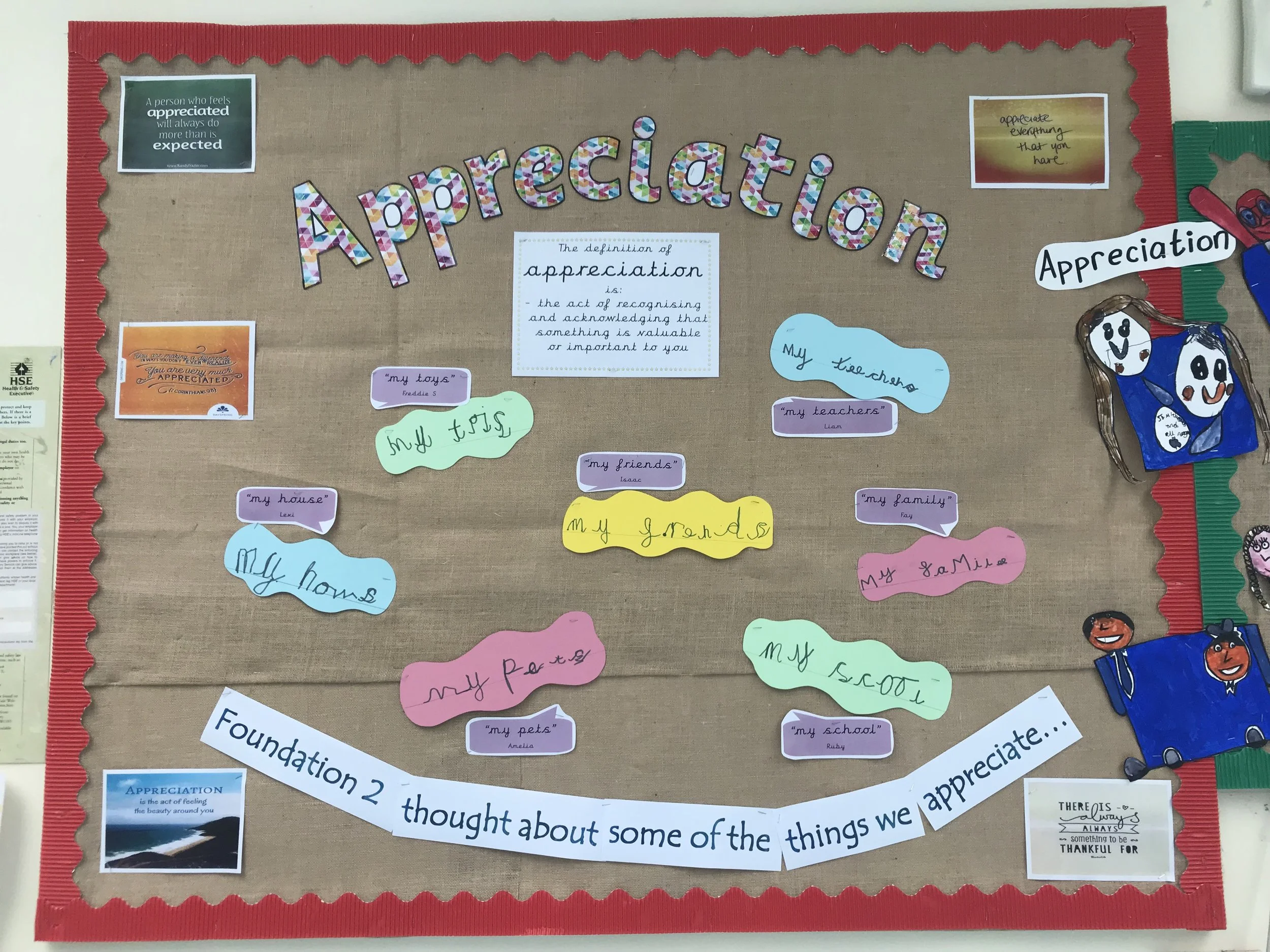 Appreciation