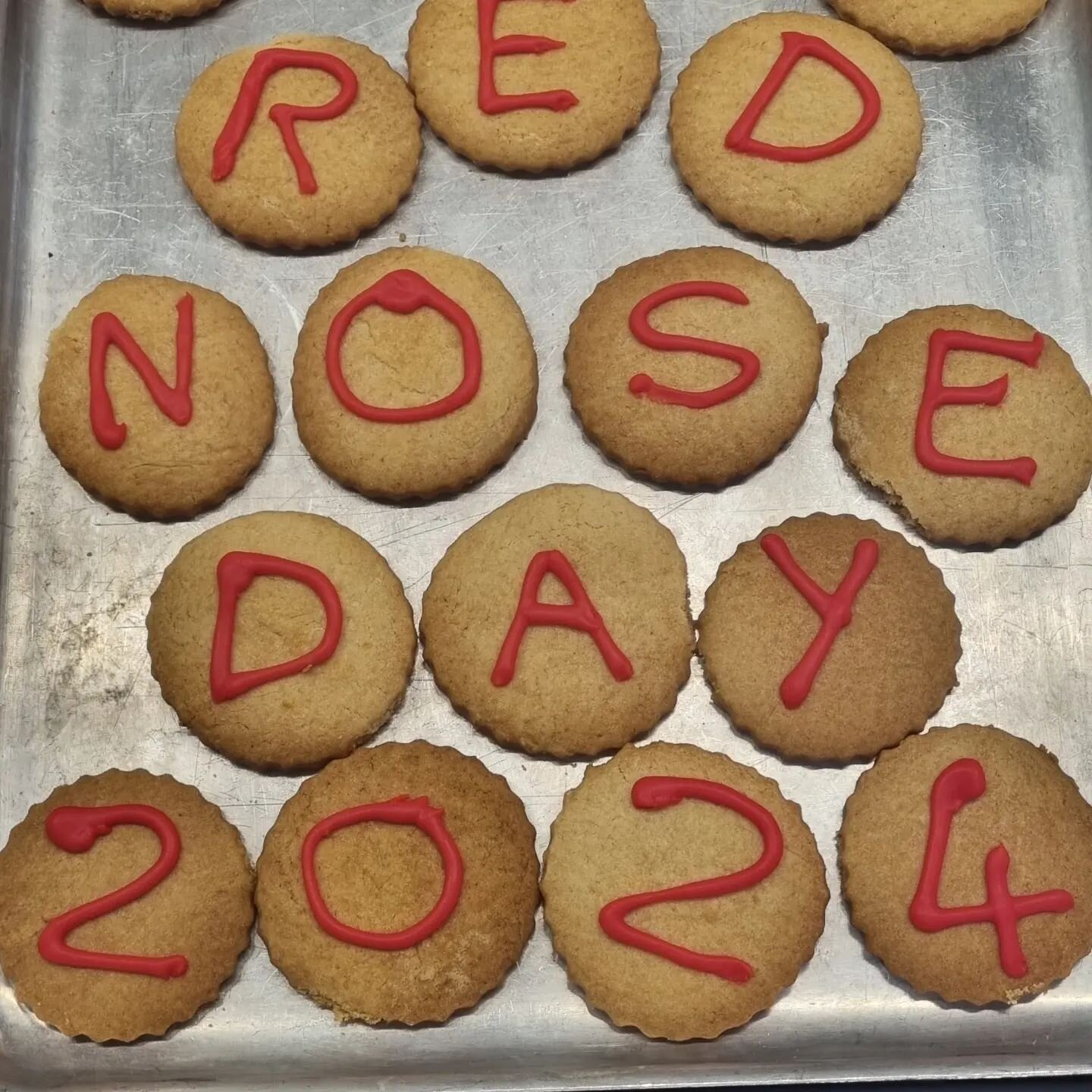 Our kitchen staff have made a special treat for the children today. #rednoseday2024