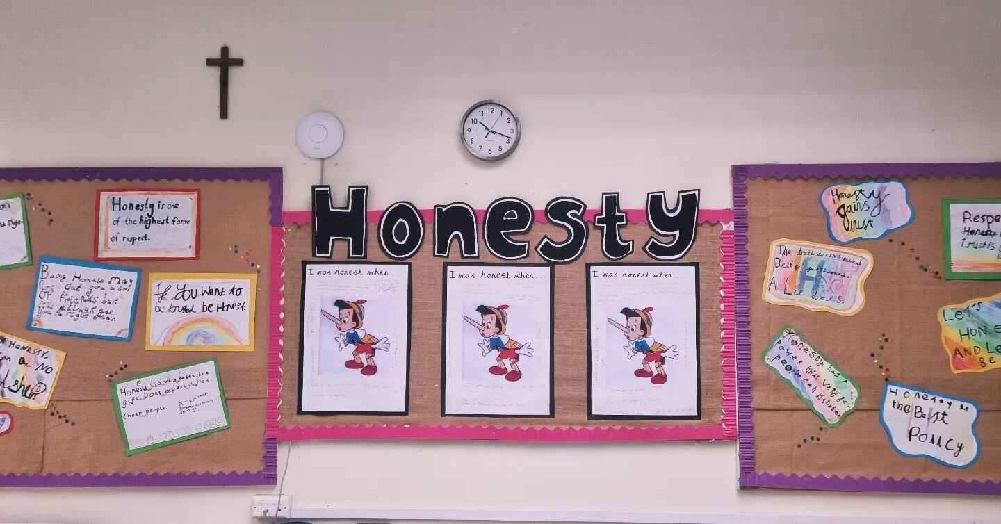 Our School Value for March is Honesty. 😇