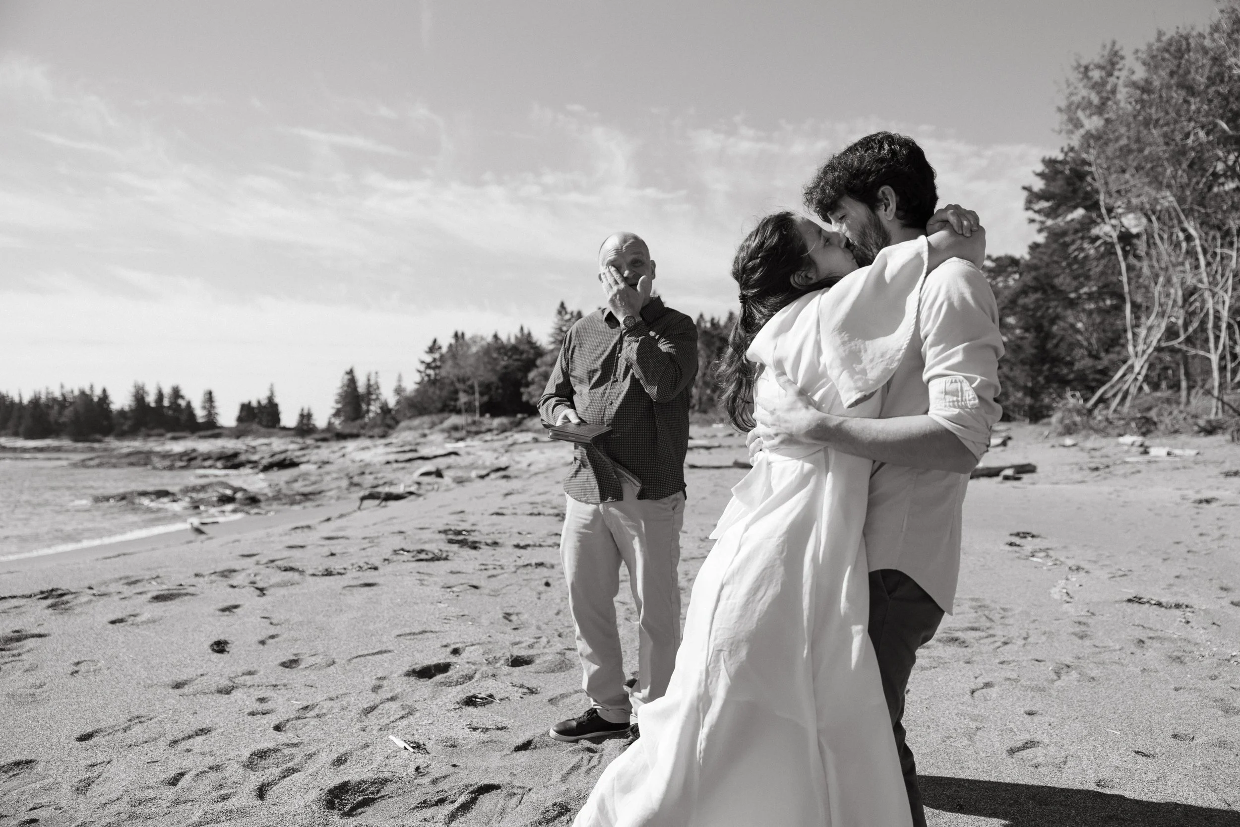 Reid State Park Intimate Wedding in Georgetown, Maine