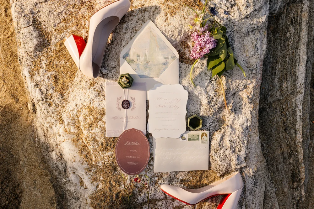 Inspiration for a Coastal Intimate Wedding Dinner