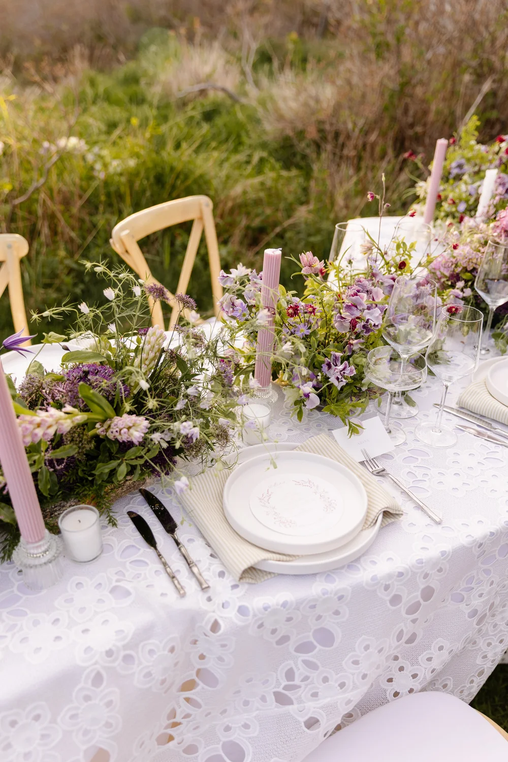 Inspiration for a Coastal Intimate Wedding Dinner