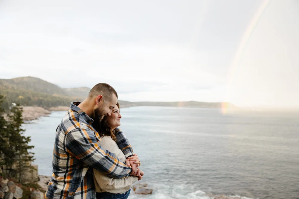 Anniversary Portraits in Acadia National Park