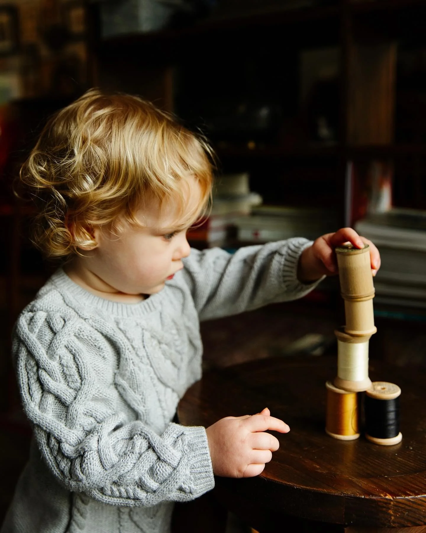 Sweaters, spools, and Grandma &amp; Grandpa&rsquo;s house.

I captured these portraits of A back in 2017 and they still remain a favorite series.

No elaborate plans needed, just hanging out in coziness and light in a home she&rsquo;s been to many ti