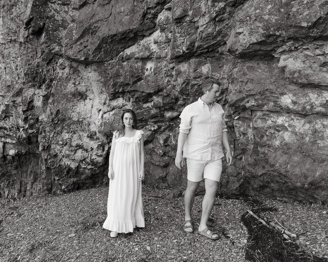 Kate &amp; Keith on their babymoon in Maine. 

I&rsquo;ve been real inspired this month to simplify and share the pauses or &ldquo;in-between&rdquo; portraits during a wedding day and session.

The kind of images that bring something different than t