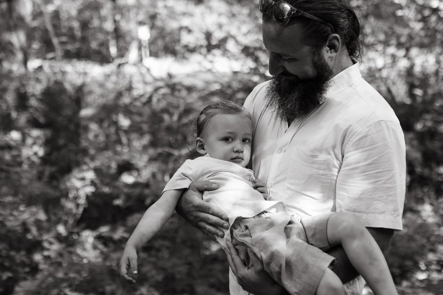 Life as a 2 year old, photographed one June morning during a walk in the state forest they visit as a family.