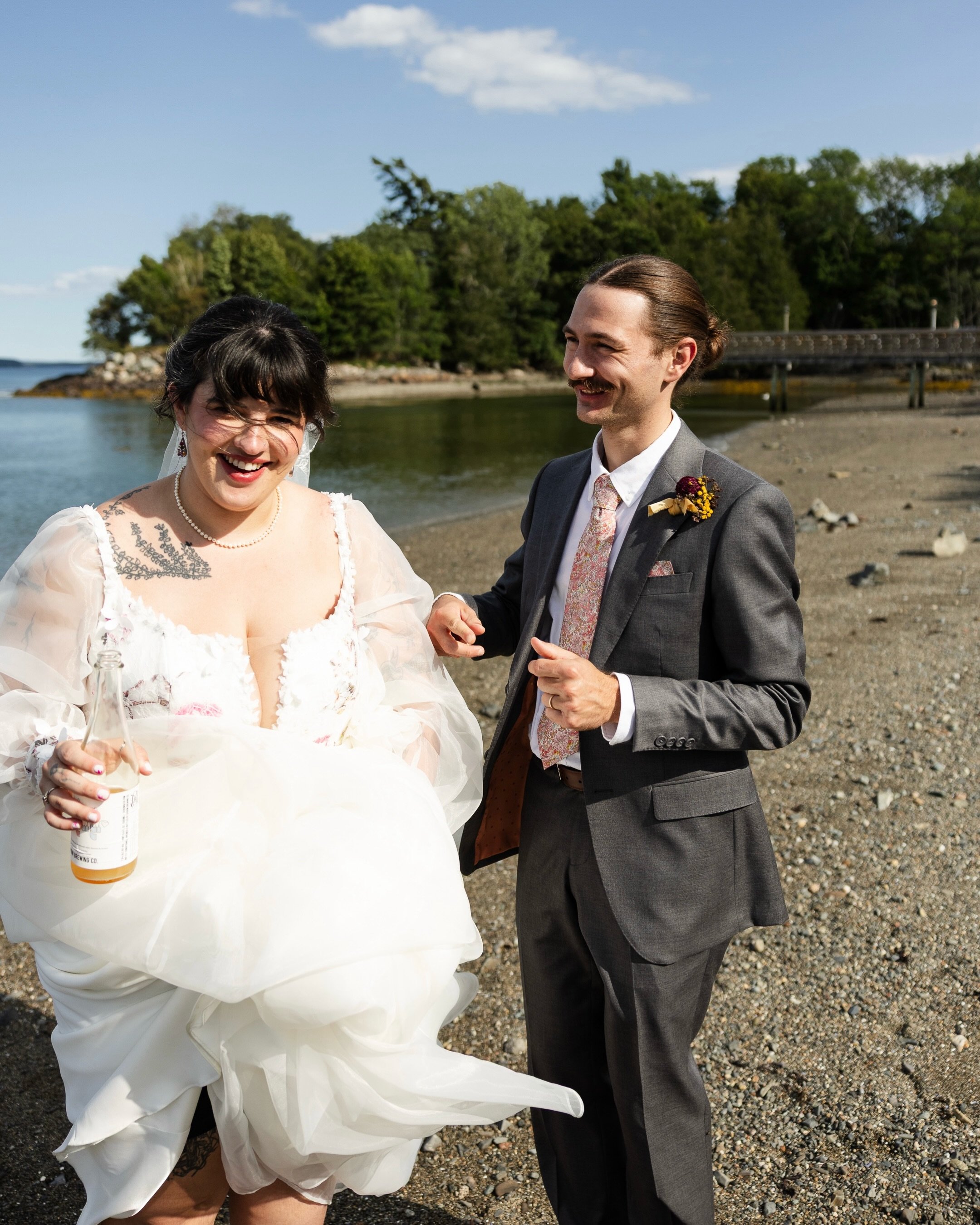 &ldquo;We both want to feel warm, loved, special, and connected with our loved ones (and each other).&rdquo;

Andrea &amp; Frank got married this past weekend! At the beginning of their relationship, they spent their weekends in MDI with their late p