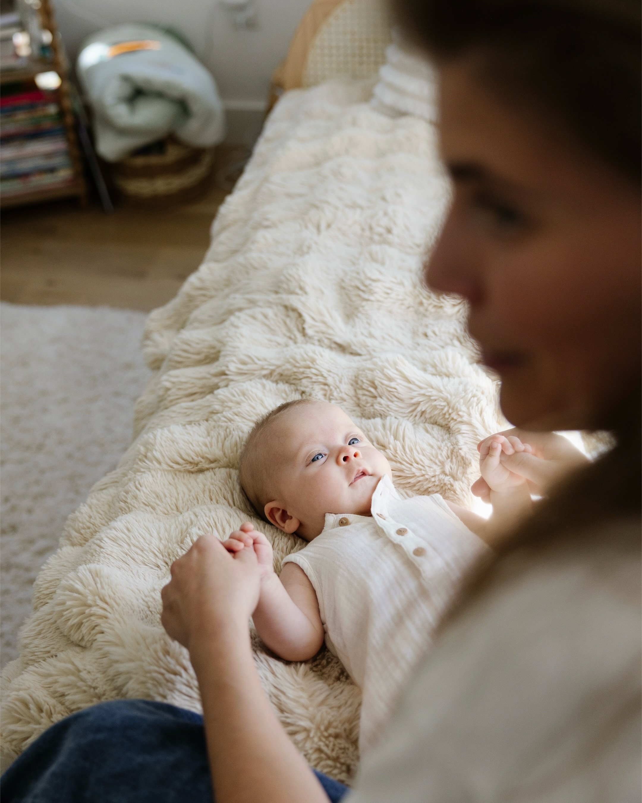 Just three years after their wedding day, I had the sweetest invitation to photograph Katherine &amp; Lauren and their babe in home they built.

Getting to document in the home they talked about designing while they were planning their wedding, now w
