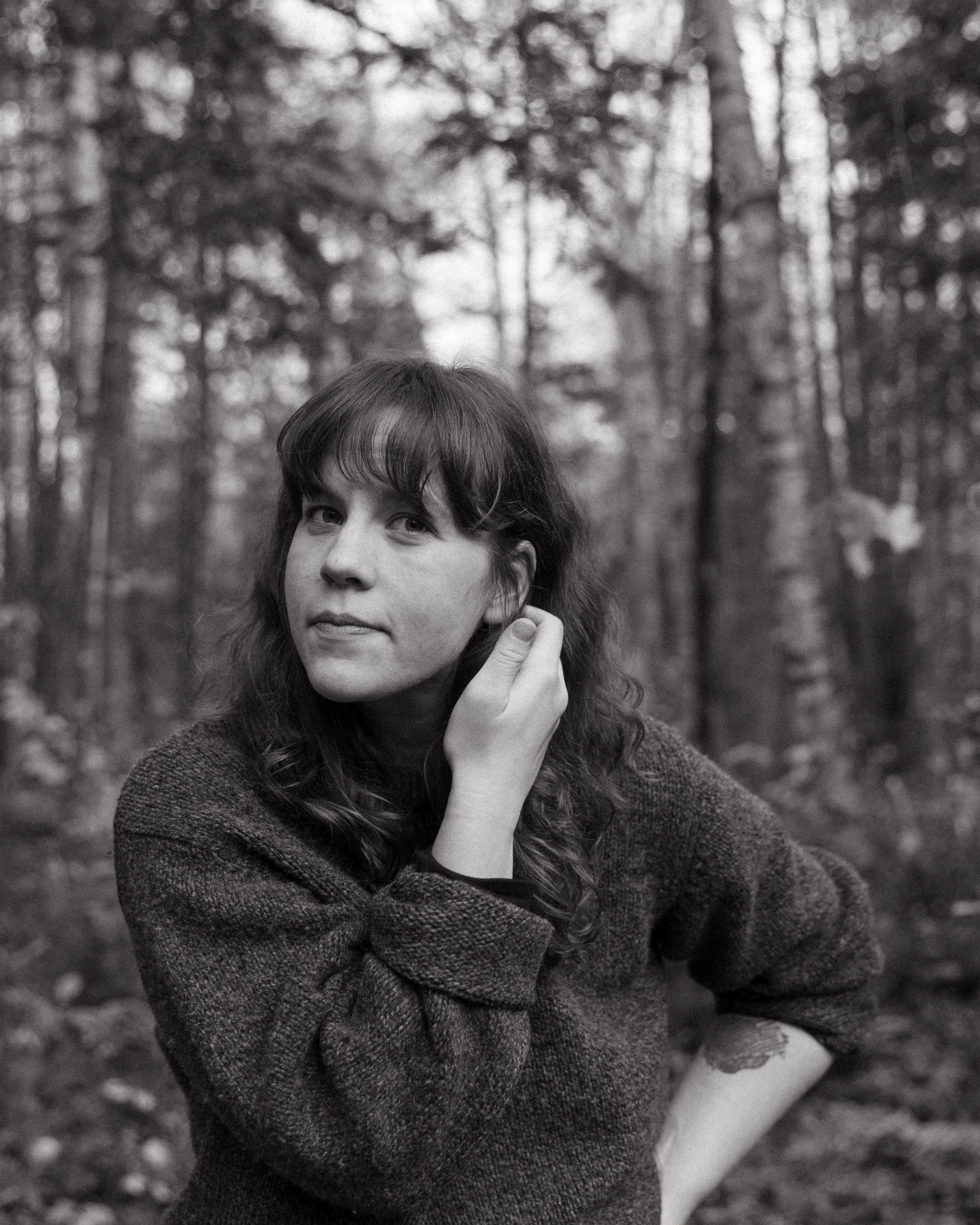 Self portrait of Maine documentary wedding and family photographer, Sienna Renee. Photography by Sienna Renee Photography.